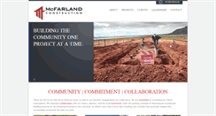 Desktop Screenshot of mcfarlandconstructionus.com